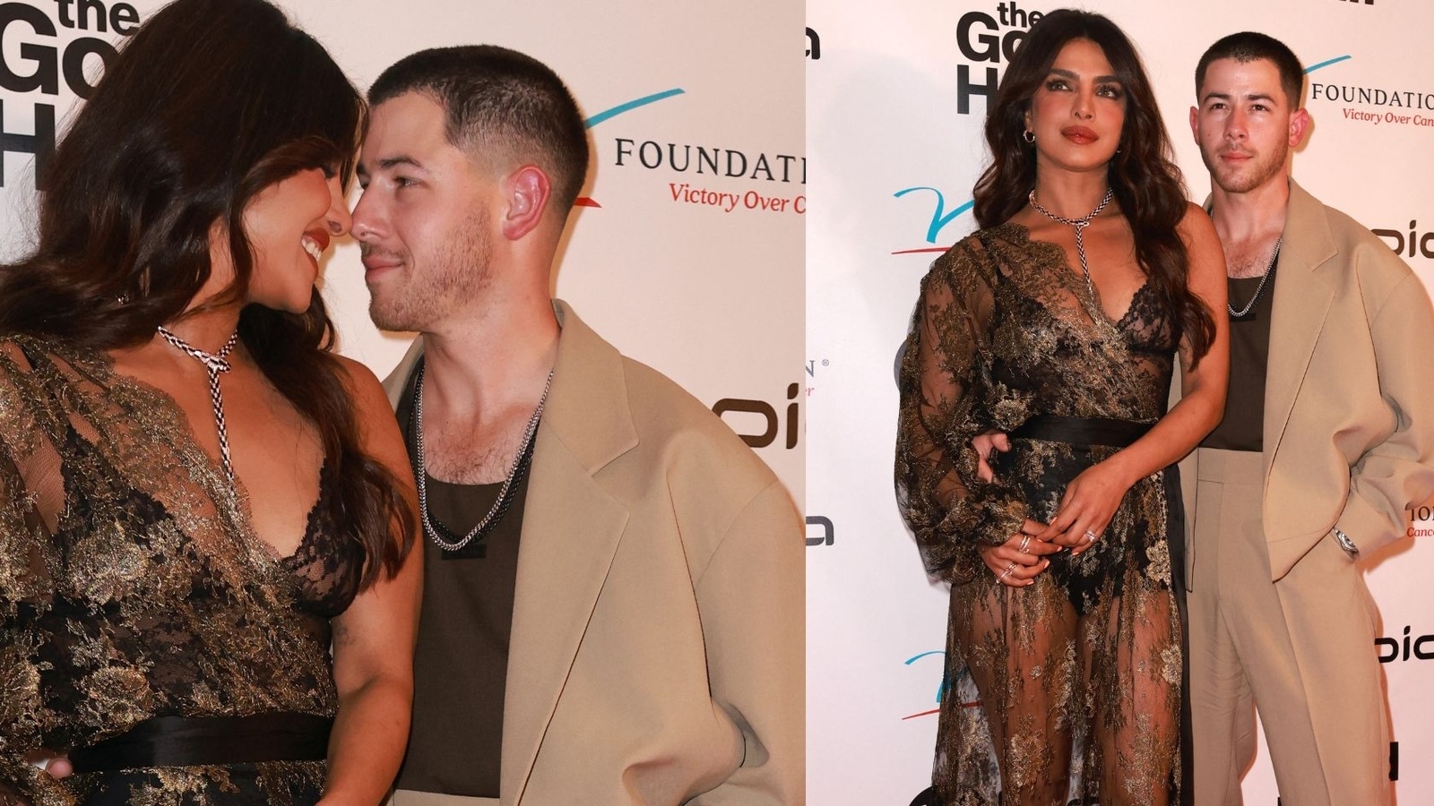 Priyanka Chopra gets mushy with Nick Jonas in a sheer Dolce & Gabbana