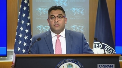 US State Department's Principal Deputy Spokesperson Vedant Patel. US State Department's Principal Deputy Spokesperson Vedant Patel.