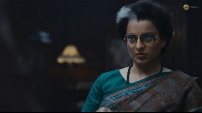 Emergency trailer: Kangana Ranaut in a still from the film. Emergency trailer: Kangana Ranaut in a still from the film.