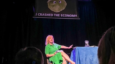 Former UK Prime Minister Liz Truss pranked (X/@ByDonkeys) Former UK Prime Minister Liz Truss pranked (X/@ByDonkeys)