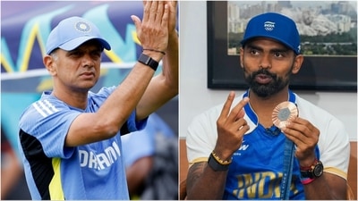 Rahul Dravid (L) left his head coach role with Indian cricket team in June earlier this year, lifting the T20 World Cup title in his final game in charge. (Files) Rahul Dravid (L) left his head coach role with Indian cricket team in June earlier this year, lifting the T20 World Cup title in his final game in charge. (Files)