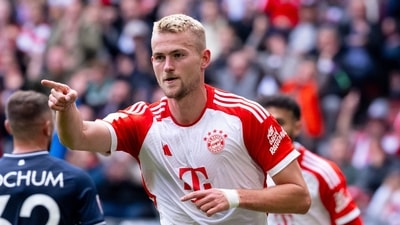 Matthijs de Ligt during his time at Bayern Munich (AP)