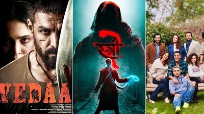 Vedaa, Stree 2 and Khel Khel Mein will all release on August 15. Vedaa, Stree 2 and Khel Khel Mein will all release on August 15.