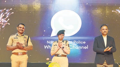 The initiatives were launched by the director general of police, Rashmi Shukla, at a function held at the CIDCO exhibition centre in Vashi. Navi Mumbai police commissioner Milind Bharambe, was also present at the function (HT PHOTO) The initiatives were launched by the director general of police, Rashmi Shukla, at a function held at the CIDCO exhibition centre in Vashi. Navi Mumbai police commissioner Milind Bharambe, was also present at the function (HT PHOTO)