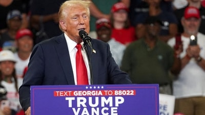 Donald Trump isn't canvassing swing states because “he's p*ssed,” according to Anthony Scaramucci, who remains close to the former president's inner circle after serving as his communications director for a limited period of time. (REUTERS)