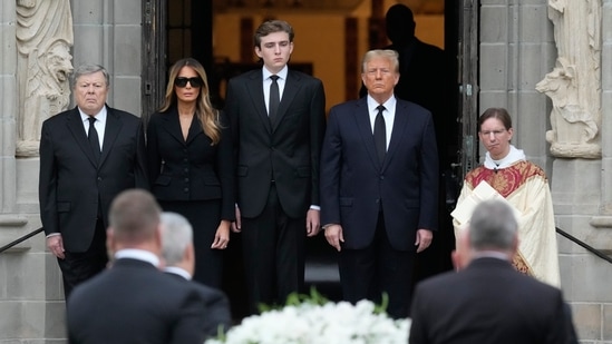 Estimates suggest that Barron Trump has received somewhere around $60 million to $70 million net worth from his family.(AP)