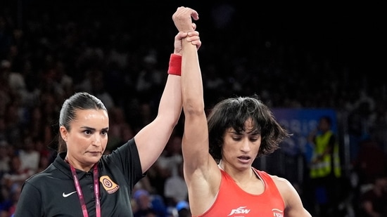 ‘…Can’t support decision to give silver medal to Vinesh Phogat': Olympic champion wrestler Rei Higuchi(AP)