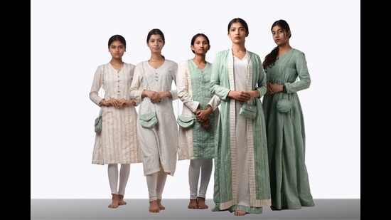 Collection designed and developed by NIFT in collaboration with the Uttar Pradesh Khadi & Village Industries Board (Sourced)