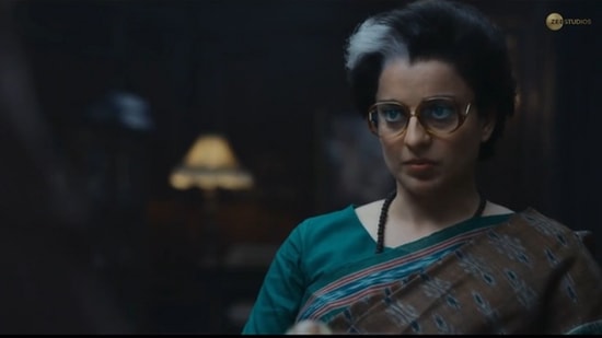 Emergency trailer: Kangana Ranaut in a still from the film.