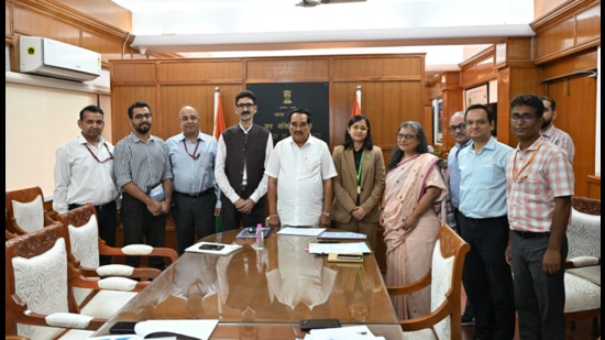 Jal Shakti minister CR Paatil on Tuesday launched FloodWatch India 2.0. (X)