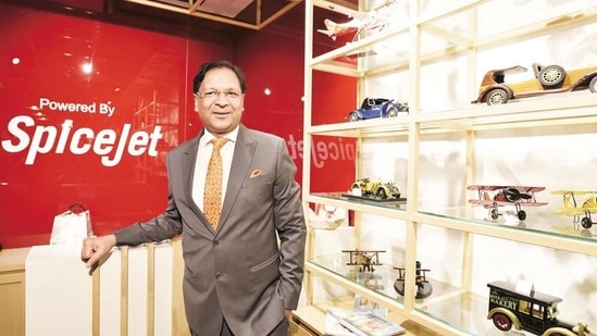 Ajay Singh, Chairman and Managing Director, SpiceJet (Sanjeev Verma/HT)