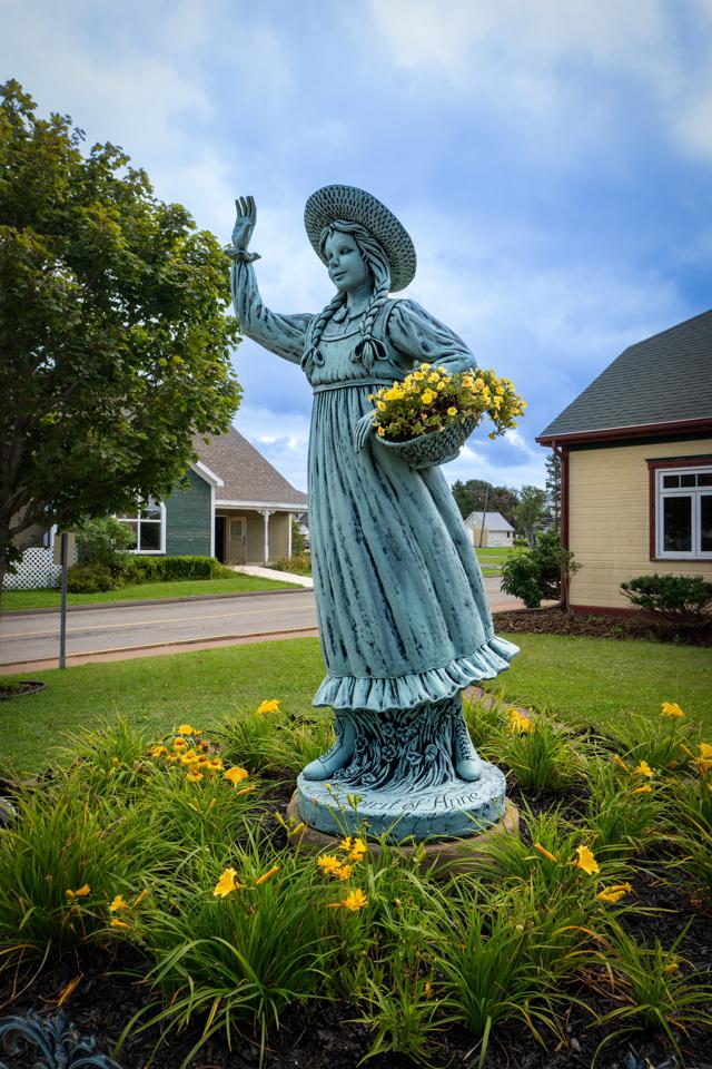 A statue of Anne Shirley from Anne of Greene Gables at Borden-Carleton, Prince Edward Island, Canada. (Shutterstock) A statue of Anne Shirley from Anne of Greene Gables at Borden-Carleton, Prince Edward Island, Canada. (Shutterstock)