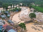 The Kerala government struggles with rehabilitation of people affected by Wayanad landslides (Photo by Hemanth Byatroy / Humane Society International, India / AFP)
