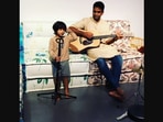 Independence Day 2024: The image shows Zerodha CEO Nithin Kamath jamming with his son. Independence Day 2024: The image shows Zerodha CEO Nithin Kamath jamming with his son.