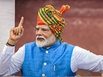Independence Day 2024: Prime Minister Narendra Modi addresses the nation from the Red Fort on 78th Independence Day in New Delhi on August 15. (PTI) Independence Day 2024: Prime Minister Narendra Modi addresses the nation from the Red Fort on 78th Independence Day in New Delhi on August 15. (PTI)