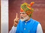 Prime Minister Narendra Modi addresses the nation from the Red Fort on 78th Independence Day, in New Delhi giving his longest speech yet Prime Minister Narendra Modi addresses the nation from the Red Fort on 78th Independence Day, in New Delhi giving his longest speech yet