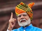 New Delhi: Prime Minister Narendra Modi addresses the nation from the Red Fort on 78th Independence Day, in New Delhi, Thursday, Aug. 15, 2024. (PTI Photo/Shahbaz Khan) (PTI08_15_2024_000173A) New Delhi: Prime Minister Narendra Modi addresses the nation from the Red Fort on 78th Independence Day, in New Delhi, Thursday, Aug. 15, 2024. (PTI Photo/Shahbaz Khan) (PTI08_15_2024_000173A)