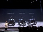 Ola Electric founder Bhavish Aggarwal presents the company's three new bikes on August 15, 2024 Ola Electric founder Bhavish Aggarwal presents the company's three new bikes on August 15, 2024