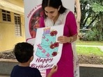 Sara Ali Khan visited an orphanage on her 29th birthday. 