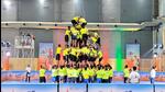 A team practising for the Pro Govinda League at Baburav Sarnaik Gymnastic Center, Thane. A team practising for the Pro Govinda League at Baburav Sarnaik Gymnastic Center, Thane.