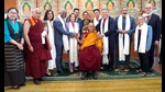 Kangra, Jun 19 (ANI): The Bipartisan US Congressional delegation led by Representative Michael McCaul and former US House Speaker Nancy Pelosi meet Tibetan spiritual leader Dalai Lama at his residence in Mcleodganj, Kangra on Wednesday. (ANI Photo) (Gourav) Kangra, Jun 19 (ANI): The Bipartisan US Congressional delegation led by Representative Michael McCaul and former US House Speaker Nancy Pelosi meet Tibetan spiritual leader Dalai Lama at his residence in Mcleodganj, Kangra on Wednesday. (ANI Photo) (Gourav)