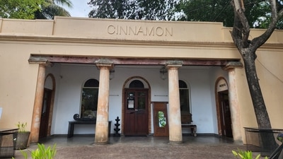 Multi-store complex Cinnamon, tucked away in a quaint colonial bungalow, in the heart of Bengaluru (Shakshi Jain/ HT Digital) Multi-store complex Cinnamon, tucked away in a quaint colonial bungalow, in the heart of Bengaluru (Shakshi Jain/ HT Digital)