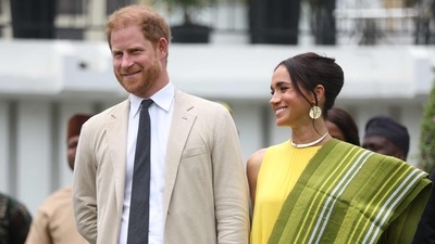 Prince Harry and Meghan Markle ripped over decision to visit Colombia (Photo by Kola SULAIMON / AFP) (AFP) Prince Harry and Meghan Markle ripped over decision to visit Colombia (Photo by Kola SULAIMON / AFP) (AFP)