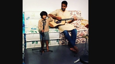 Independence Day 2024: The image shows Zerodha CEO Nithin Kamath jamming with his son. (Instagram/@nithinkamath) Independence Day 2024: The image shows Zerodha CEO Nithin Kamath jamming with his son. (Instagram/@nithinkamath)
