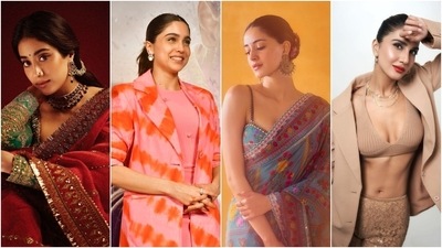 Today's round-up of best-dressed stars features Bollywood's stylish Gen-Z - Janhvi Kapoor and Ananya Panday - and the leading ladies of the recently released films - Sharvari Wagh and Vaani Kapoor. Read on to see the celebs who made the best-dressed stars list today. Today's round-up of best-dressed stars features Bollywood's stylish Gen-Z - Janhvi Kapoor and Ananya Panday - and the leading ladies of the recently released films - Sharvari Wagh and Vaani Kapoor. Read on to see the celebs who made the best-dressed stars list today. 