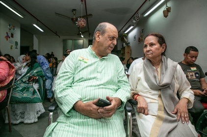 Navin Chawla with Manju Pradhan
