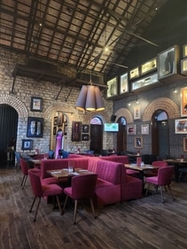 Colonial era roofing and electrical wiring design maintained at Hard Rock Cafe on St Marks Road, Bengaluru (Shakshi Jain/ HT Digital) Colonial era roofing and electrical wiring design maintained at Hard Rock Cafe on St Marks Road, Bengaluru (Shakshi Jain/ HT Digital)