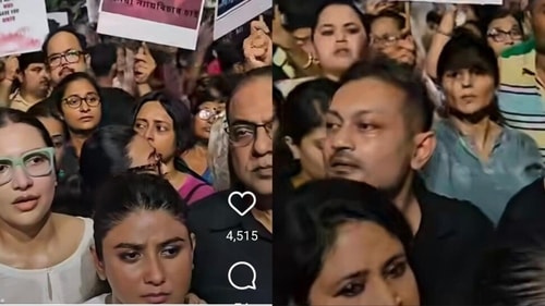 Arindam Sil, among others, was also part of the protests. Arindam Sil, among others, was also part of the protests.