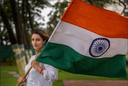Triptii Dimri on I-Day celebrations (Satish Bate) Triptii Dimri on I-Day celebrations (Satish Bate)