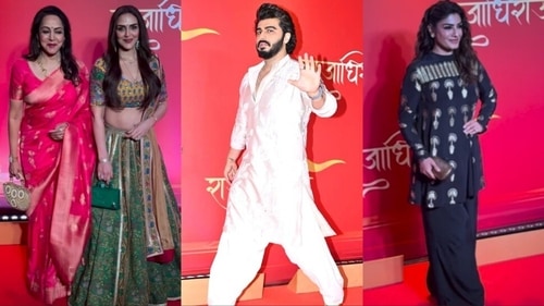 Hema Malini, Arjun Kapoor and Raveena Tandon also attended the event. Hema Malini, Arjun Kapoor and Raveena Tandon also attended the event.
