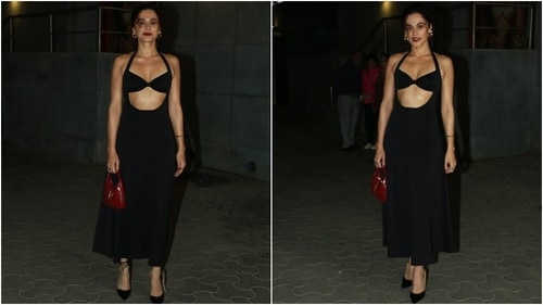 Taapsee Pannu poses for the paparazzi. (HT Photo/Varinder Chawla) Taapsee Pannu poses for the paparazzi. (HT Photo/Varinder Chawla)