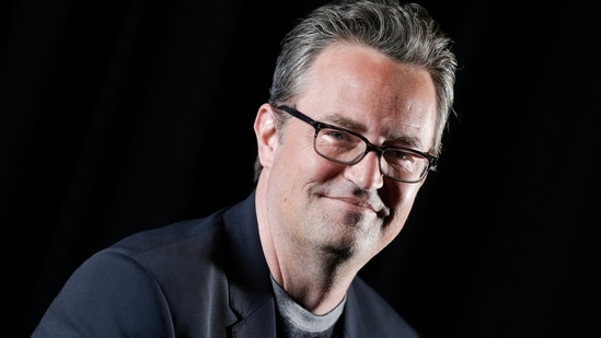 FILE - Matthew Perry poses for a portrait on Feb. 17, 2015, in New York. Authorities are investigating the death of Perry and how the beloved actor received the anesthetic ketamine, which was ruled a contributing factor in his death. Los Angeles Police Capt. Scot Williams told the Los Angeles Times Tuesday, May 21, 2024, that detectives were looking into why the “Friends” star had so much ketamine in his system when he died in October.(Brian Ach/Invision/AP)