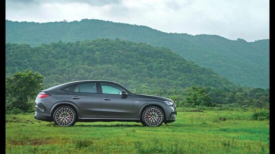 The Mercedes AMG GLC 43 Coupe has a new 2.0 litre, four-cylinder engine.