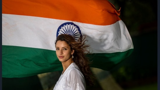 Triptii Dimri celebrates Independence Day 2024| Location courtesy: Novotel Mumbai Juhu Beach(Satish Bate)