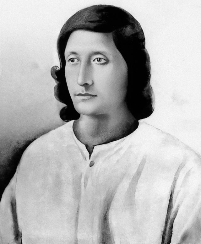 A portrait of the Hindi literary figure Suryakant Tripathi Nirala that was first featured in his poetry anthology, ‘Anamika’ (1923). (Wikimedia Commons) A portrait of the Hindi literary figure Suryakant Tripathi Nirala that was first featured in his poetry anthology, ‘Anamika’ (1923). (Wikimedia Commons)