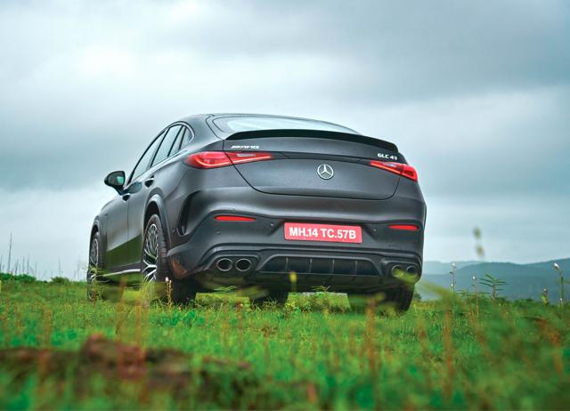 The GLC 43 Coupe feels like a sportscar on stilts. The GLC 43 Coupe feels like a sportscar on stilts.