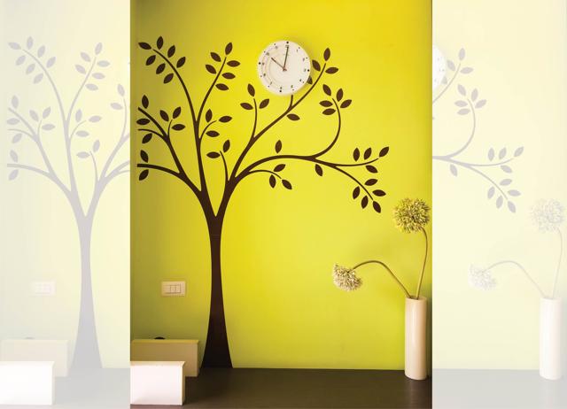 For small homes, wall decals and stick-on designs can be pasted in nooks and corners. (SHUTTERSTOCK) For small homes, wall decals and stick-on designs can be pasted in nooks and corners. (SHUTTERSTOCK)