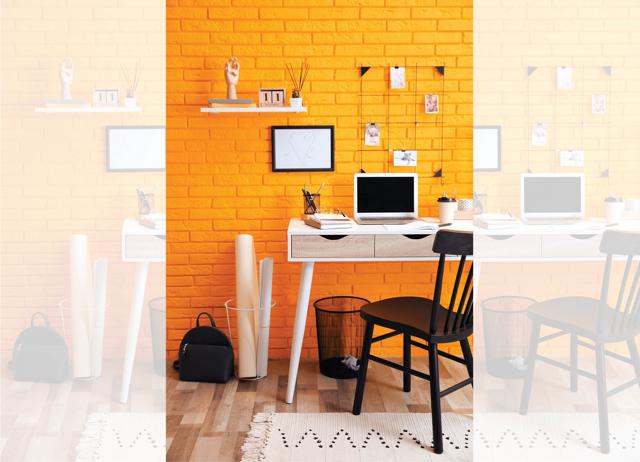Textured wallpaper adds depth to a house. (ADOBE STOCK) Textured wallpaper adds depth to a house. (ADOBE STOCK)