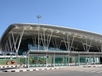 Kempegowda International Airport in Bengaluru. (HT Archive)