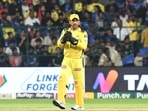 Chennai Super Kings' MS Dhoni during the match against Royal Challengers Bengaluru in the Indian Premier League 2024, at M. Chinnaswamy Stadium Chennai Super Kings' MS Dhoni during the match against Royal Challengers Bengaluru in the Indian Premier League 2024, at M. Chinnaswamy Stadium
