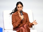 American actress Meghan Markle speaks during the 'Responsible Digital Future' forum in Bogota on August 15, 2024. Prince Harry and his wife,. (Photo by Raul ARBOLEDA / AFP)(AFP) American actress Meghan Markle speaks during the 'Responsible Digital Future' forum in Bogota on August 15, 2024. Prince Harry and his wife,. (Photo by Raul ARBOLEDA / AFP)(AFP)