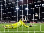 Ajax keeper Remko Pasveer made five saves and scored on his own attempt