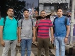Vipin Gupta (third from left) had relocated to Bengaluru for work. He was last seen on August 4.