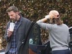 Ben Affleck and ex-wife Jennifer Garner spotted in Brentwood schoolyard
