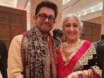 Nikhat Khan with younger brother Aamir Khan(Instagram) Nikhat Khan with younger brother Aamir Khan(Instagram)