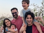 Saif Ali Khan with Sara, Ibrahim, Taimur and Jeh Saif Ali Khan with Sara, Ibrahim, Taimur and Jeh